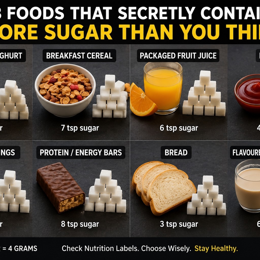 8 foods that secretly contain more sugar than you think
