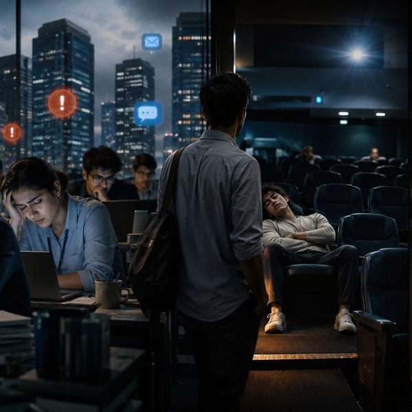 Gen Z employees are escaping to cinemas, fitting rooms as workplace burnout soars