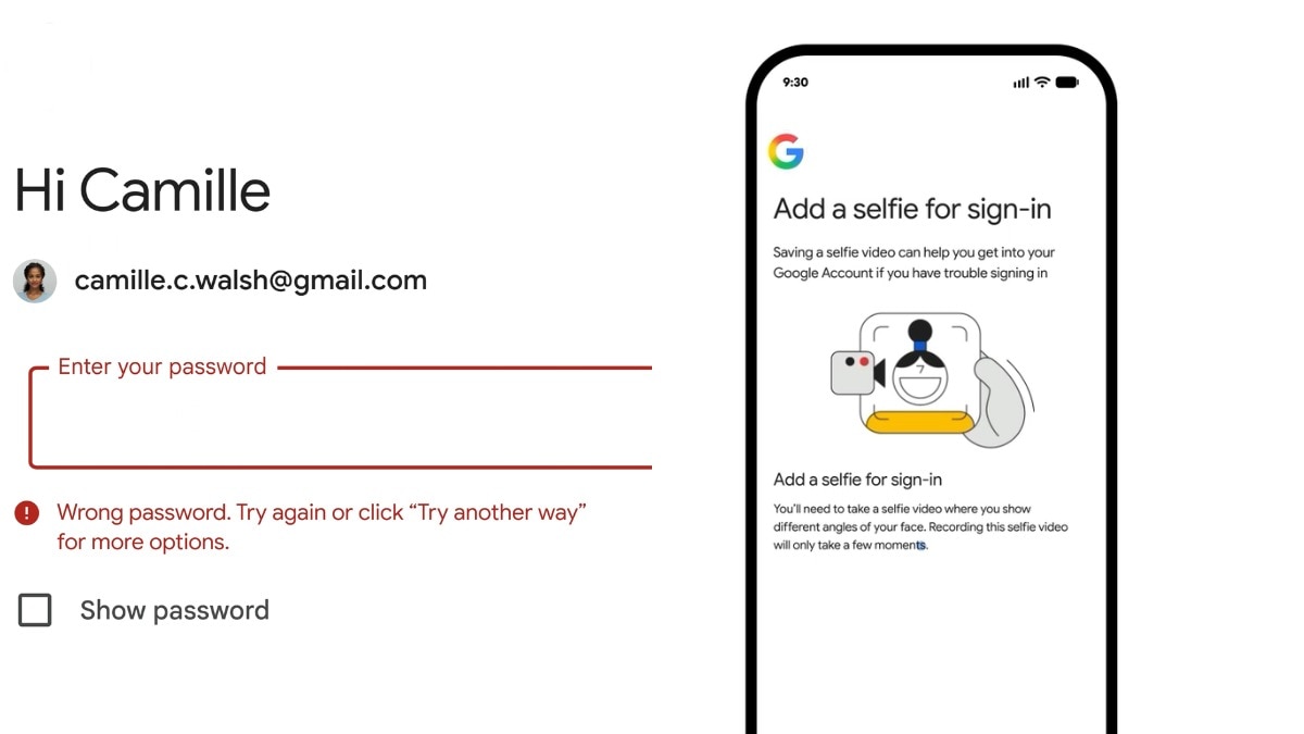 Google adds selfie-video sign-in option for Google Account recovery