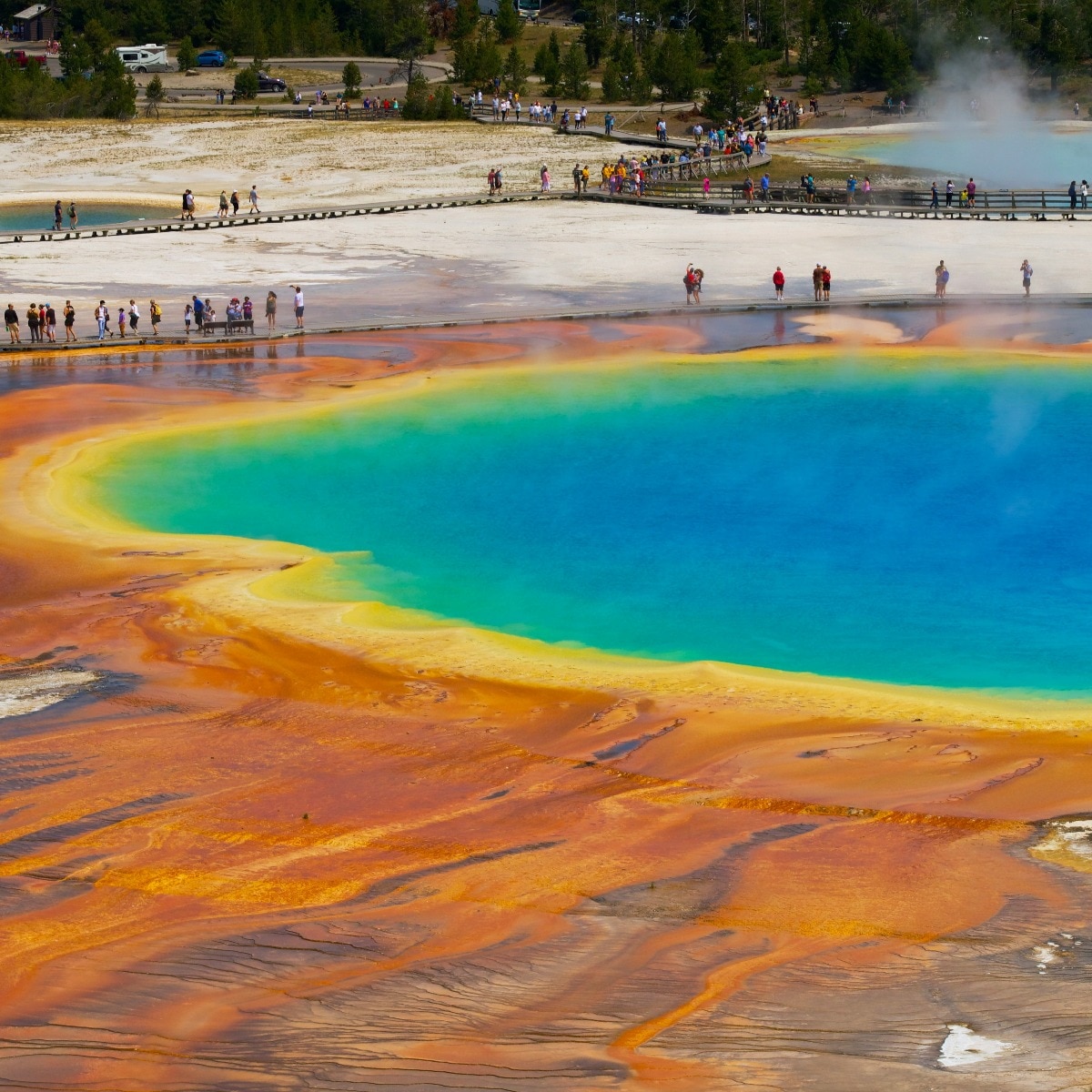 Viral video: Tourists walk on Yellowstone's rainbow. It is alive, and can kill you