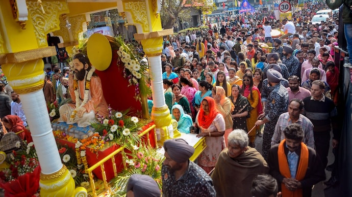 Grand celebrations have been planned throughout the year to spread the teachings of Guru Ravidas. (PTI photo)