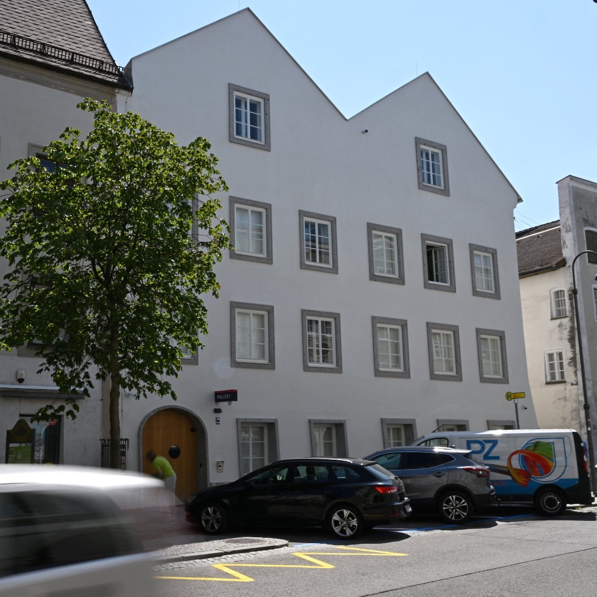 Young Hitler once lived in this house. Austria turned it into a police station