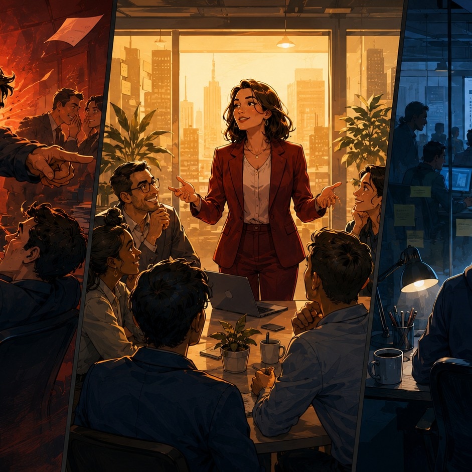 Is your manager a boss, a leader, or just... there?