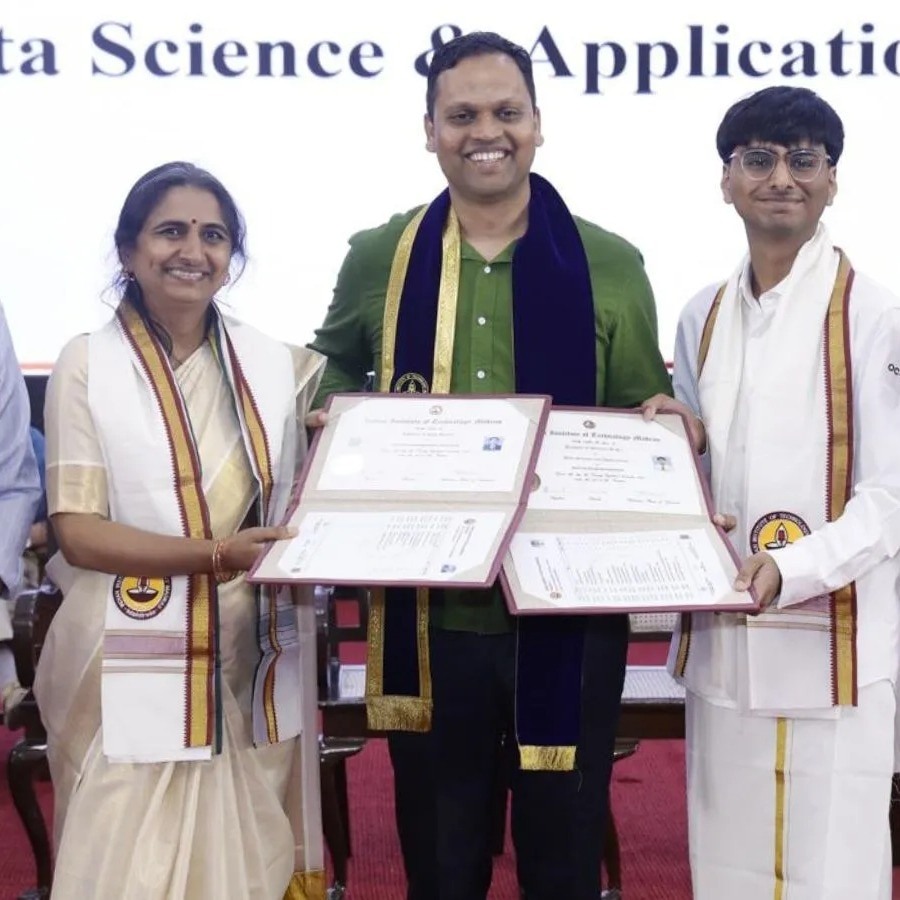 Mother and son graduate together from IIT Madras at 45 and 21