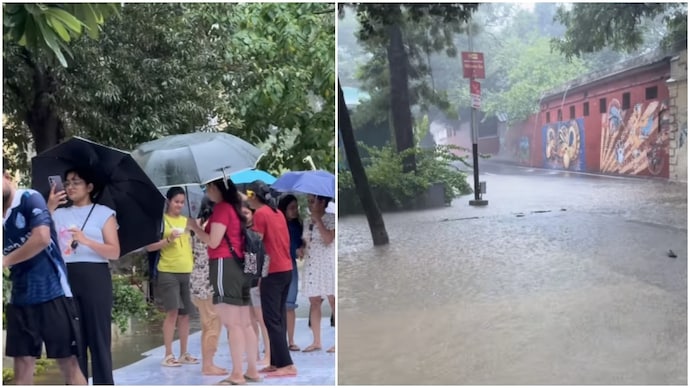 IIT Roorkee students' unique solution to move around flooded campus goes viral