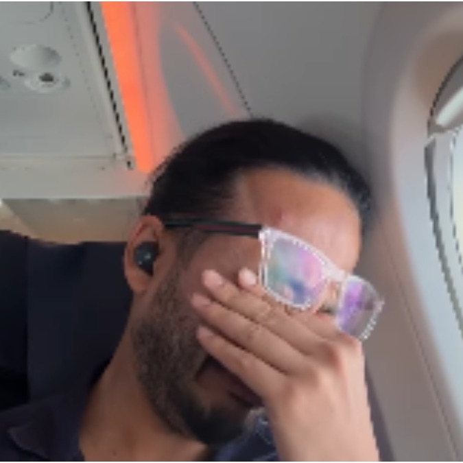 Indian-origin entrepreneur breaks down on flight, shares reason in emotional video