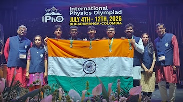India wins 5 golds at International Physics Olympiad 2026, shares rank 1 India wins 5 golds at International Physics Olympiad 2026, shares rank 1