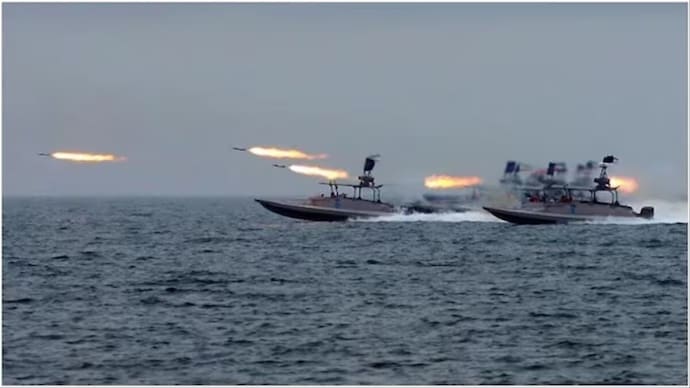 iran drone attack in us ships, gulf of oman