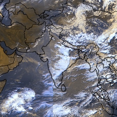 Is monsoon back? Satellites show 50% of India covered in rain clouds