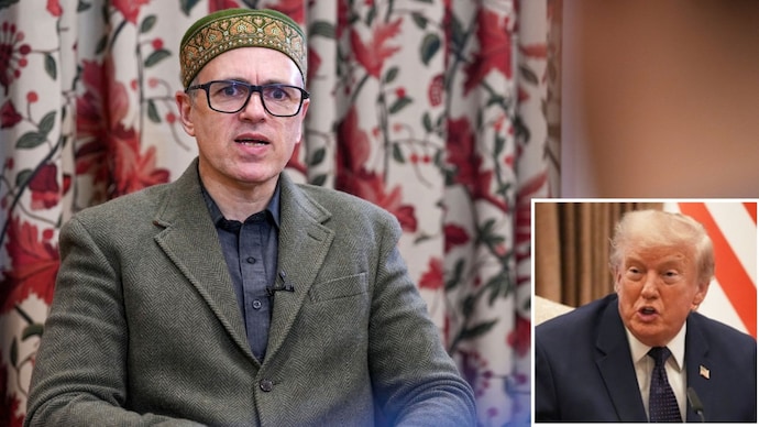 Jammu and Kashmir CM Omar Abdullah invoked US President Donald Trump to mock the BJP. (Image: File)