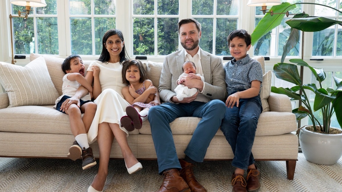 Usha Vance drops new family photos, introduces newborn son Alec Neel Vance