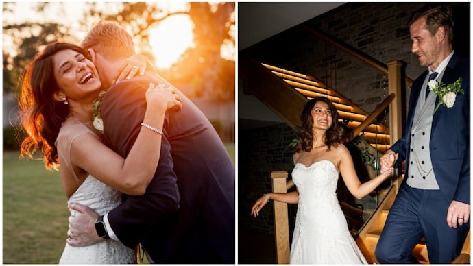 Jennifer Winget and William Ishmael moments from the wedding.