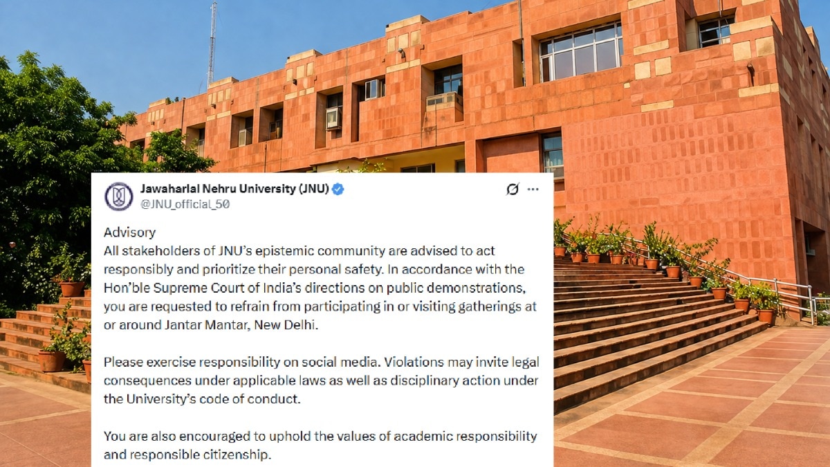 DU और JNU ने छात्रों को जंतर मंतर के प्रदर्शन से बचने की चेतावनी दी, कार्रवाई की संभावना