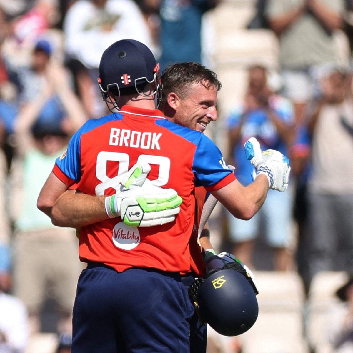 Record partnership, highest total: Buttler, Brook add insult to India's injury