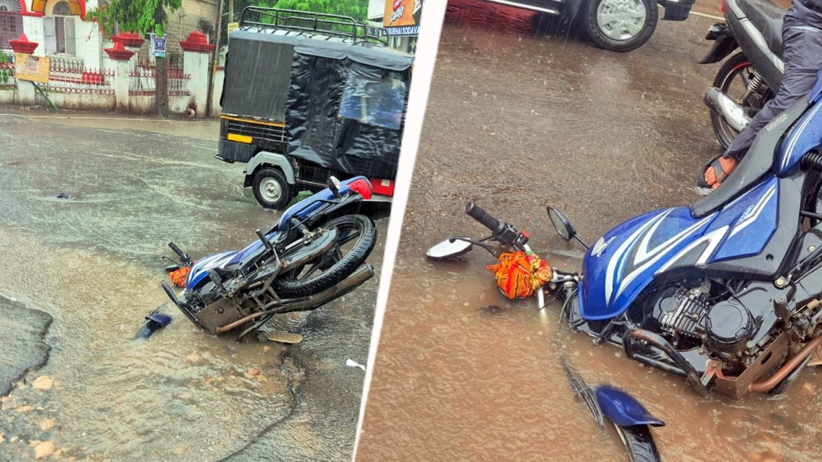 5 fall into rain-filled pit in Gujarat; officials ask commuters to avoid route