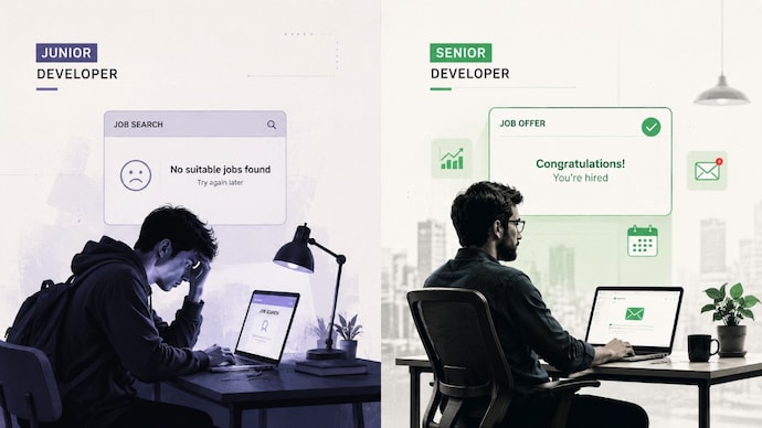 Junior developers facing a tougher AI job market.