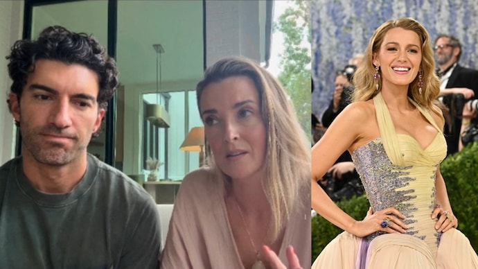 Justin Baldoni, wife Emily break silence after Blake Lively legal battle. (Photo credits (L-R): Reuters, AP) Justin Baldoni, Emily Baldoni and Blake Lively