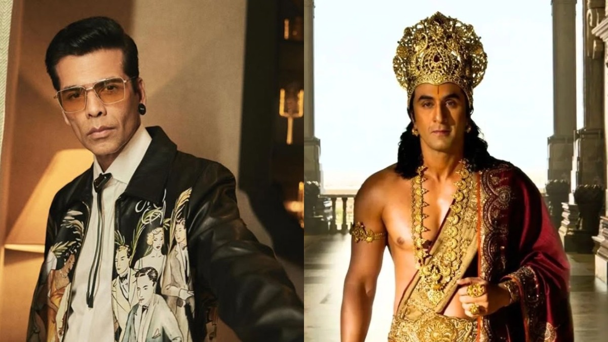 Karan Johar and Ranbir Kapoor in Ramayana.