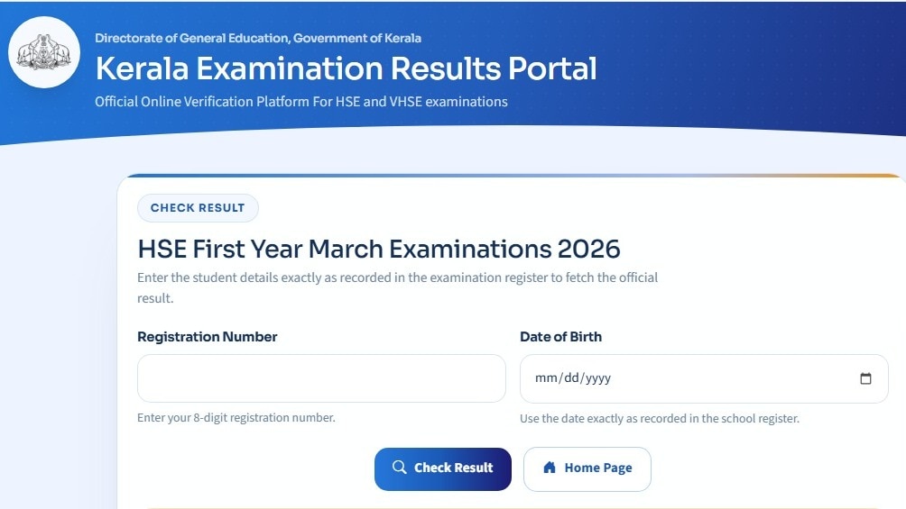 Kerala Plus One DHSE Class 11 result 2026 out. Direct link here