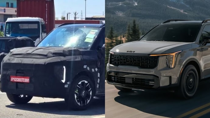 Kia Syros (L) and Kia Sorento (R) (Image credit: Reddit/@RasacL)