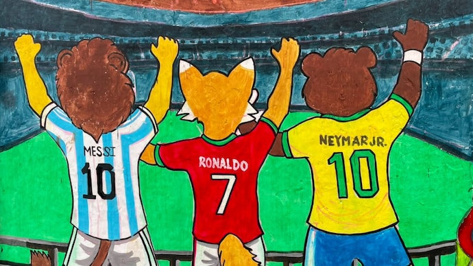 Kolkata dresses up for the knockouts of the FIFA World Cup 2026 (Photo Anirban Sinha) Kolkata