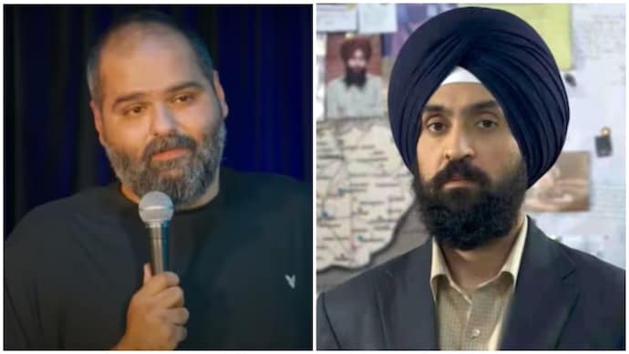 Standup comedian drew parallels to past legal democratic standards amid actor Diljit Dosanjh's Satluj getting taken down from Zee5. Jaswant Singh Khalra abducted again: Kunal Kamra's blistering post on Satluj ban