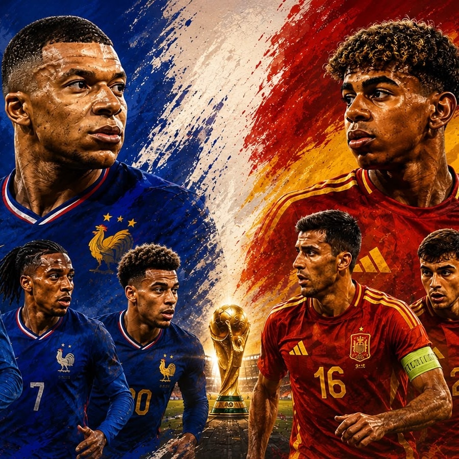 France vs Spain: Mbappe and Yamal headline World Cup semi-final showdown