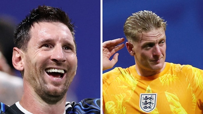 Lionel Messi, Jordan Pickford