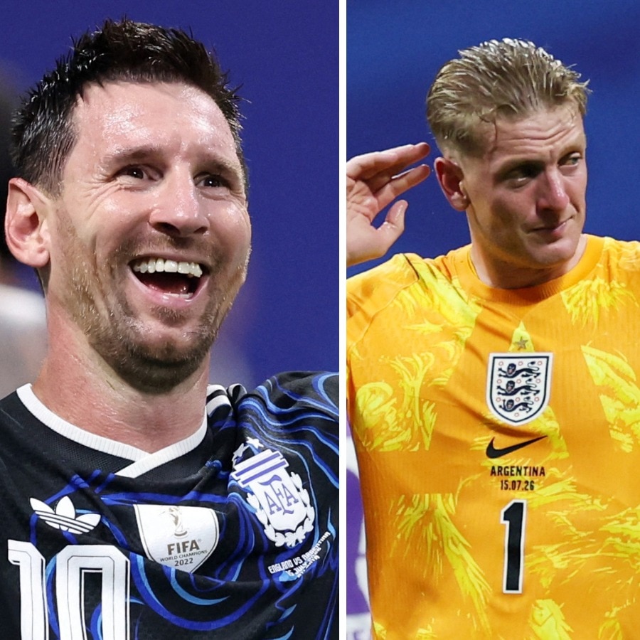 Watch: Messi's priceless reaction as Argentina find ENG goalkeeper's cheat sheet