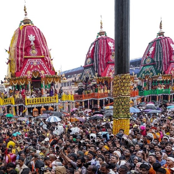 Puri Rath Yatra resumes as Jagannath chariots continue to Gundicha Temple. Details