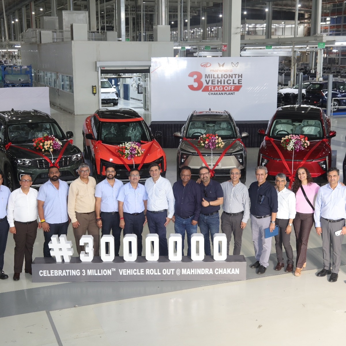 Mahindra & Mahindra's Chakan manufacturing facility has crossed the 30 lakh vehicle production milestone, with the BE 6 electric SUV becoming the landmark model to roll off the production line.