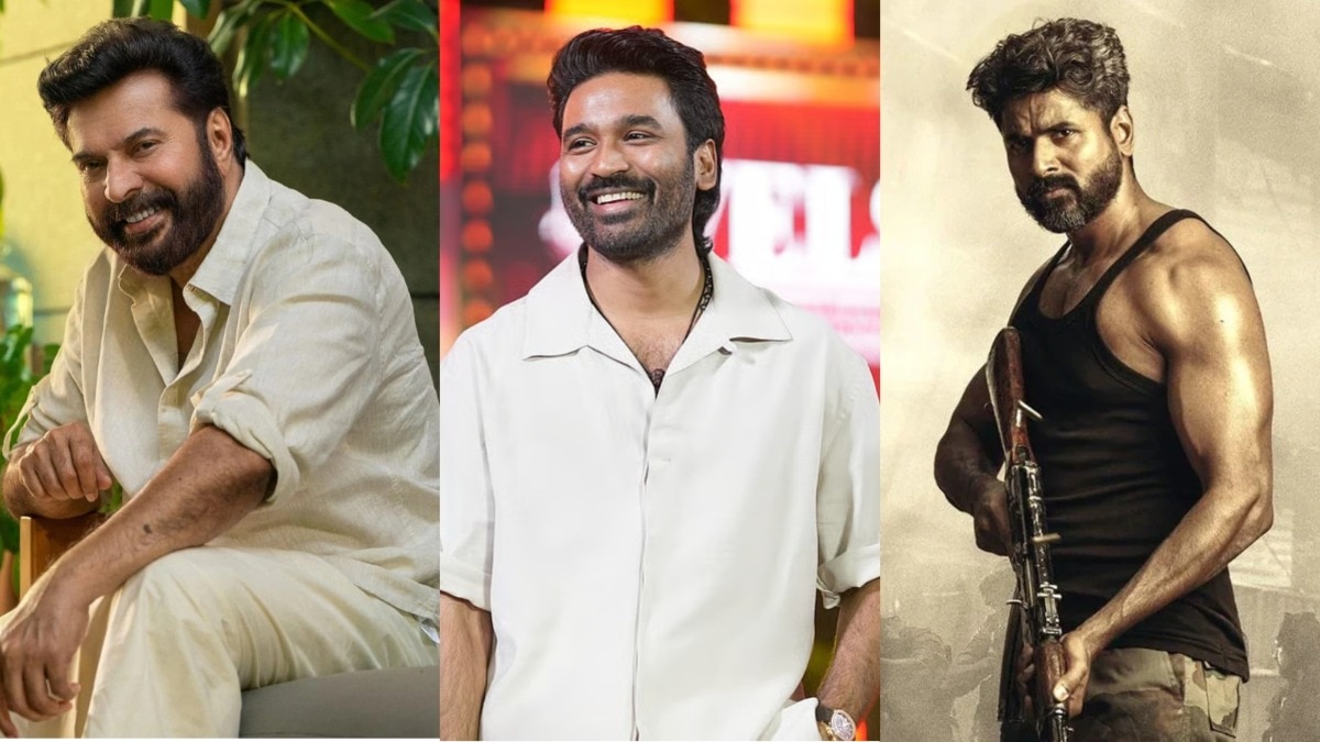 Mammootty, Dhanush and Sivakarthikeyan in Amaran.