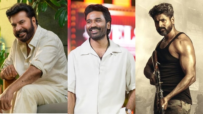 Mammootty shares Best Actor as Dhanush lands double honour at National Awards Mammootty, Dhanush and Sivakarthikeyan in Amaran.