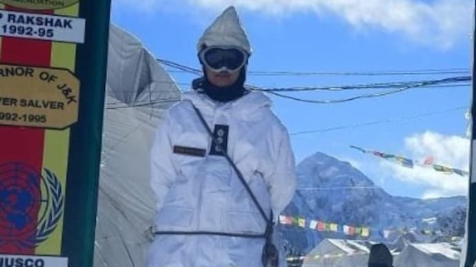 Meet Captain Shiva Chauhan, the first woman officer deployed at Siachen (Image source: X/@firefurycorps)