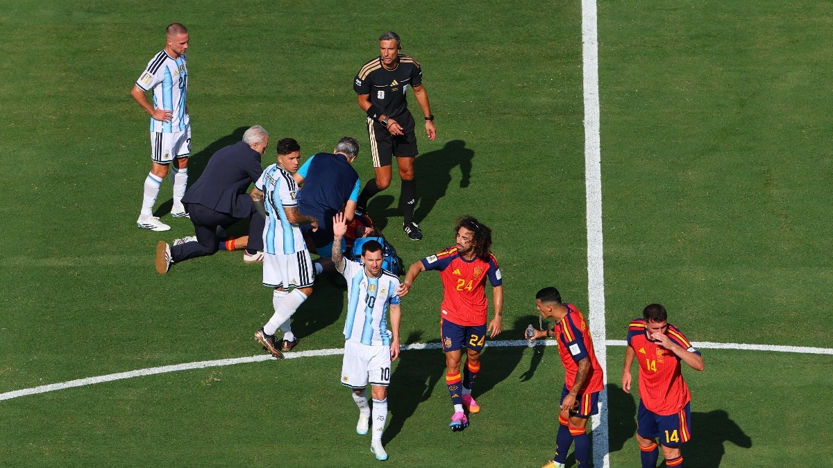 FIFA World Cup final: Lionel Messi slammed by fans, pundits after shocking tactic to get Spain’s Cucurella sent off