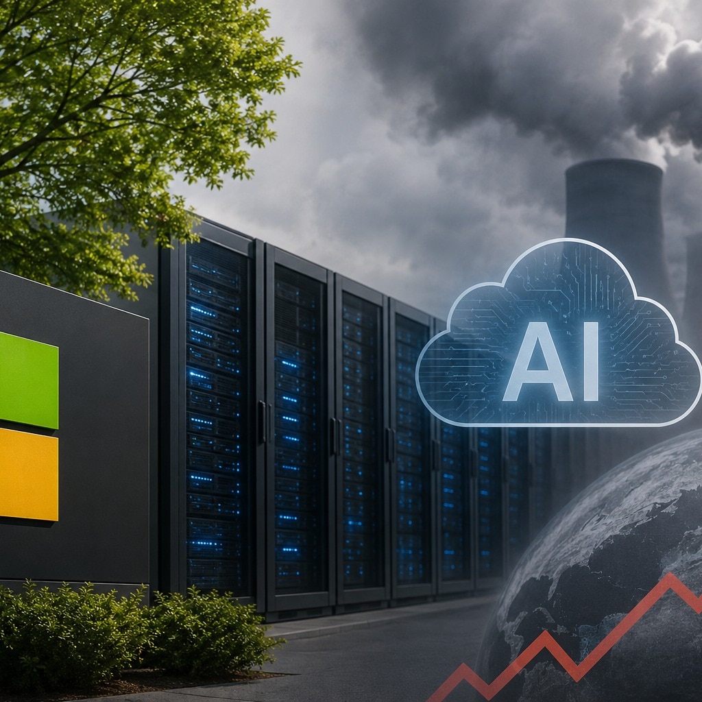 Microsoft reports 25% rise in carbon emissions, blames AI data centre growth
