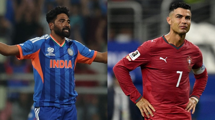 Mohammed Siraj, Cristiano Ronaldo
