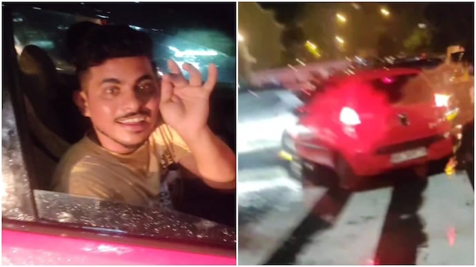 Mumbai driver hits man on wrong side of road, threatens him during confrontation