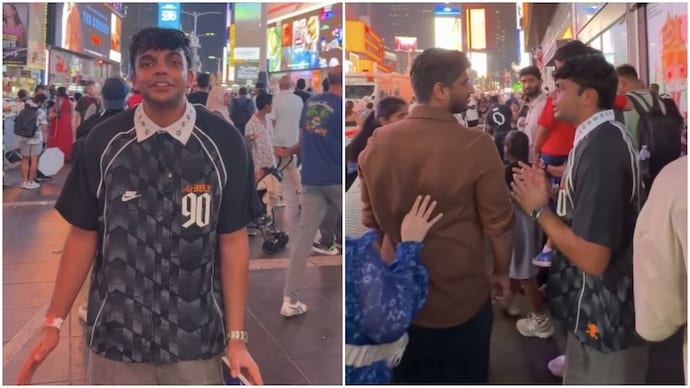 Mumbai man gave himself 1 hour to find 100 Indians at Times Square, see how it went