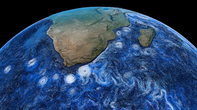 Nasa or Van Gogh: Space agency paints moving oceans of Earth using data