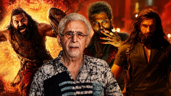 Revisiting Naseeruddin Shah's hyper-masculinity theory with fresh data. Naseerudin Shah, Pushpa, Dhurandhar, Kantara