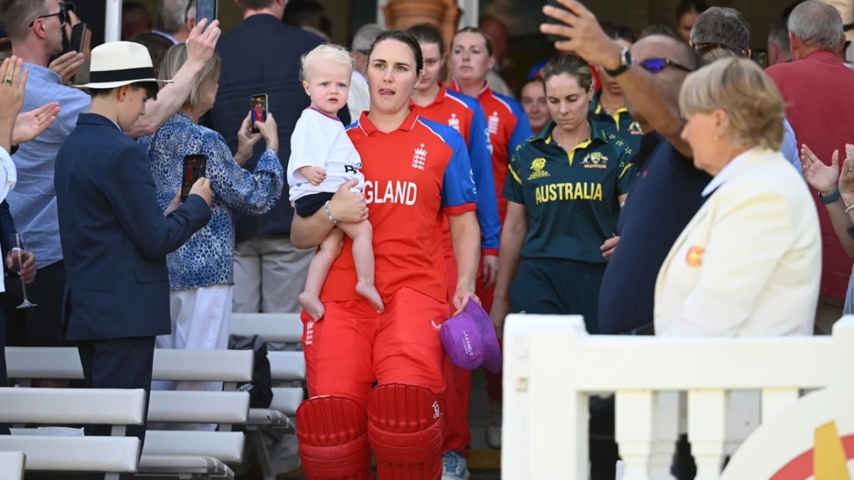 Women’s T20 World Cup: Nat Sciver-Brunt, baby Theo create unforgettable moment in final