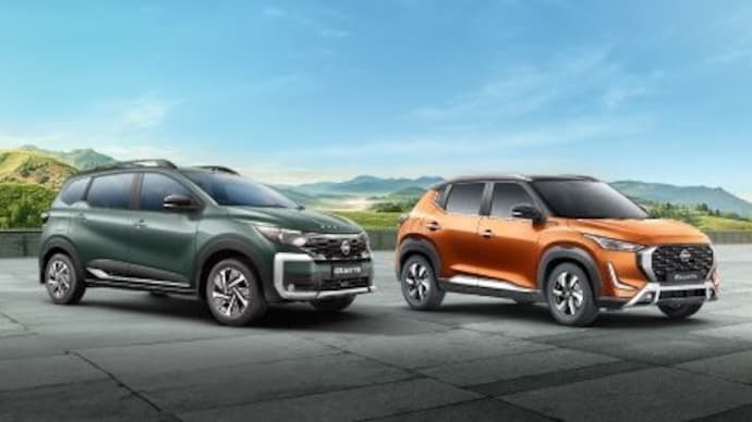 Nissan Gravite (L) and Nissan Magnite (R)