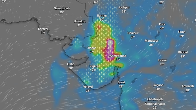 No relief today or tomorrow: Monsoon rains to continue lashing Gujarat