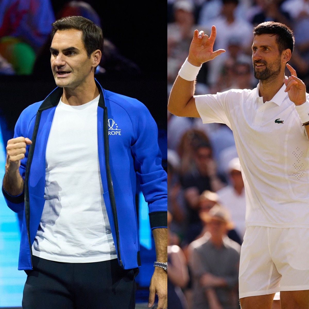 Djokovic throws Federer cheeky challenge after equalling Wimbledon record