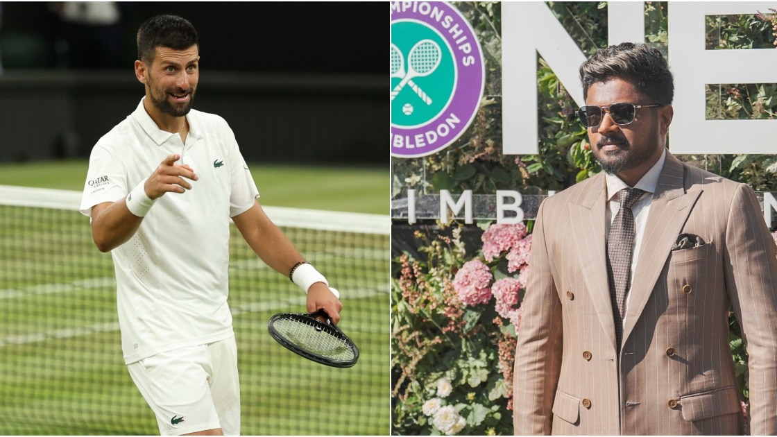 After dashing Wimbledon appearance, Sanju Samson reveals Novak Djokovic inspiration