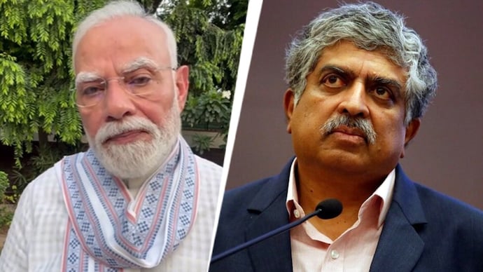 PM Narendra Modi, Nandan Nilekani