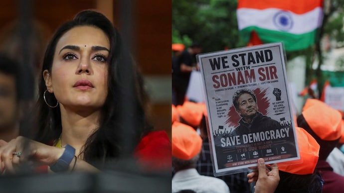 Preity Zinta extends unwavering support to Sonam Wangchuk, protesting students