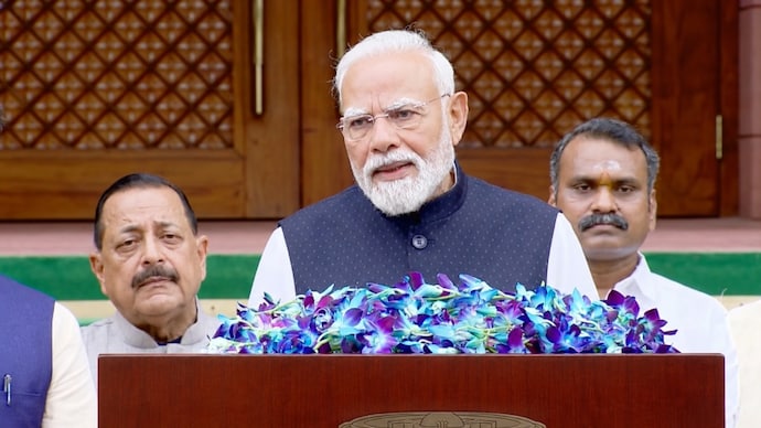 Prime Minister Narendra Modi addressing the media ahead of the Monsoon Session of Parliament. Prime Minister Narendra Modi addressing the media ahead of the Monsoon Session of Parliament.