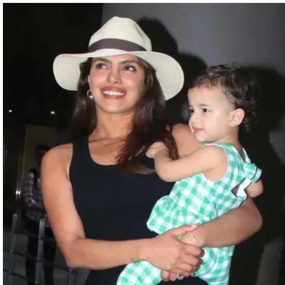 Priyanka Chopra’s little fan Malti watches Tune Maari Entriyaan song at Home